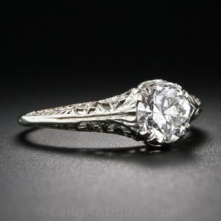 .88 Carat Vintage Diamond Engagement Ring