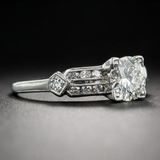 .89 Carat Art Deco Diamond Engagement Ring GIA J/VS1