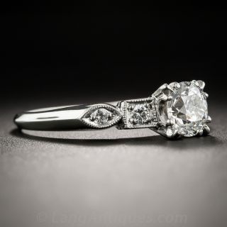 .89 Carat Diamond Vintage Engagement Ring - GIA G VS1