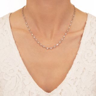 9.00 Carat Total Diamonds-By-The-Yard Necklace