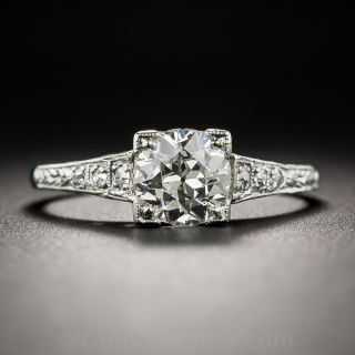 .90 Carat Diamond Art Deco Engagement Ring - GIA K VS2