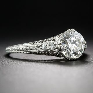 .90 Carat Diamond Edwardian Solitaire Engagement Ring