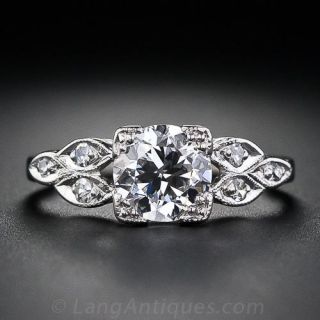 .90 Carat Diamond Vintage Engagement Ring