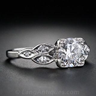 .90 Carat Diamond Vintage Engagement Ring