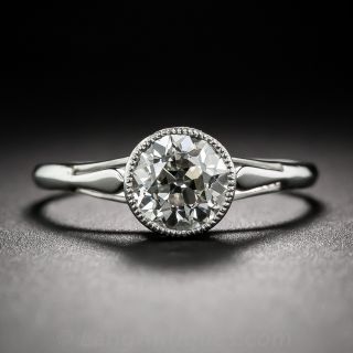 .90 Carat Edwardian Diamond Engagement Ring