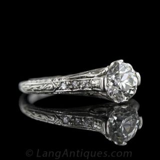 .90 Carat Edwardian Diamond Solitare