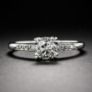 .90 Carat Old Mine Diamond Engagement Ring
