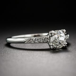 .90 Carat Old Mine Diamond Engagement Ring