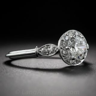 .90 Carat Platinum and Diamond Engagement Ring - GIA G-VS1