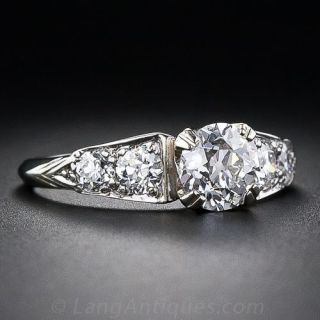 .90 Carat Vintage Diamond Engagement Ring