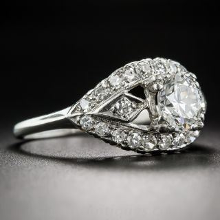 .90 Carat Vintage Diamond Engagement Ring, Circa 1950's