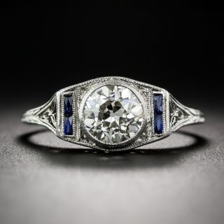 .91 Carat Diamond Art Deco Engagement Ring - GIA K/SI1