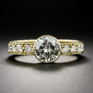 .91 Carat Estate Engagement Band Ring 