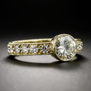 .91 Carat Estate Engagement Band Ring 