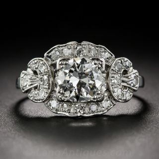 .92 Carat Art Deco Engagemant Ring