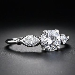 .92 Carat 'E-VVS2' Classic Diamond Engagement Ring