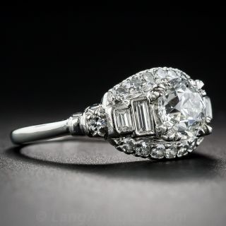 .93 Carat Diamond Vintage Engagement Ring - GIA G VS1 
