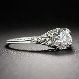 .93 Carat Edwardian Diamond Engagement Ring - GIA: F-SI1