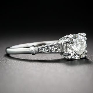 .93 Carat Late Art Deco Engagement Ring