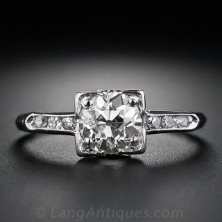 .93 Carat Vintage Diamond Engagement Ring