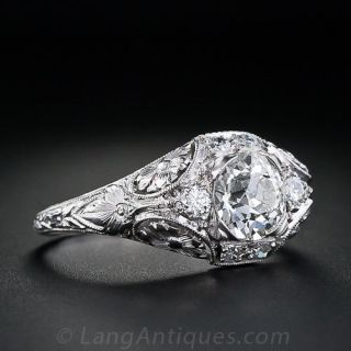 .94 Carat Vintage Diamond Engagement Ring