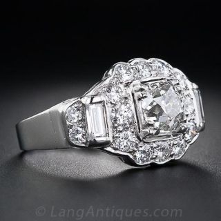 .94 Carat Vintage Style Diamond Ring