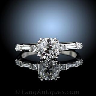 Art Deco Engagement Ring 
Art Deco Jewelry 