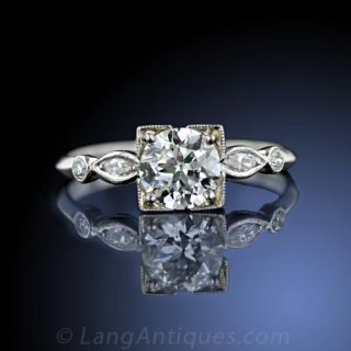 Art Deco Diamond Engagement Ring 
Art Deco Jewelry 
