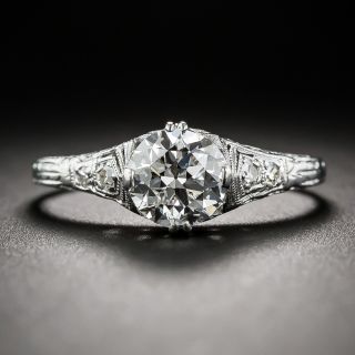 .95 Carat Art Deco Diamond Ring - GIA: E VS1
