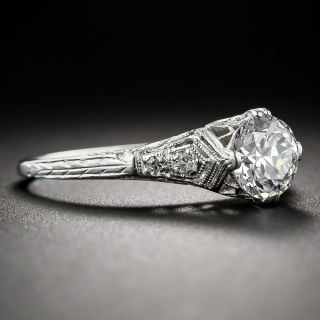 .95 Carat Art Deco Diamond Ring - GIA: E VS1