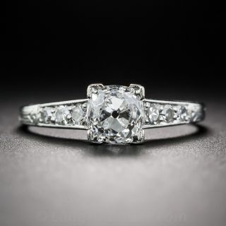 .95 Carat Art Deco Engagement Ring - GIA E-VS1