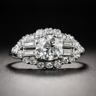 .95 Carat Diamond Vintage Engagement Ring - 2