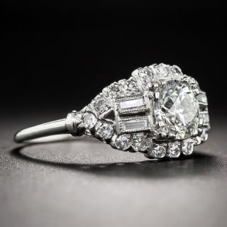 .95 Carat Diamond Vintage Engagement Ring