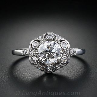 .95 Carat Edwardian Diamond Ring