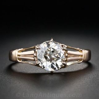 .95 Carat Victorian Diamond Solitaire