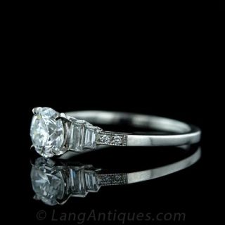 .96 Carat Round Brilliant Cut Diamond Ring