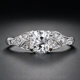.97 Carat Art Deco Style Ring