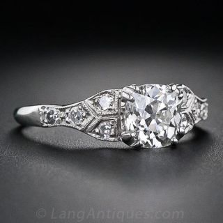 .97 Carat Art Deco Style Ring