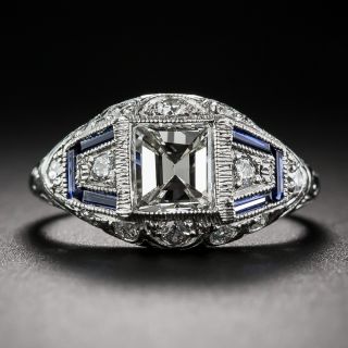 .97 Carat Diamond Art Deco Ring - GIA J/VS2