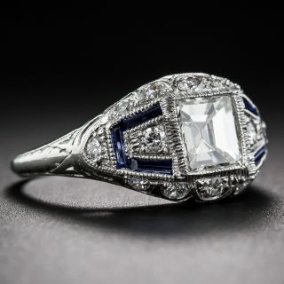 .97 Carat Diamond Art Deco Ring - GIA J/VS2