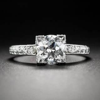 .97ct European-Cut Diamond Ring