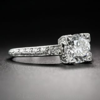 .97ct European-Cut Diamond Ring