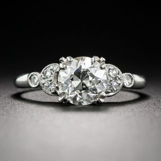 .98 Carat Art Deco Diamond Engagement Ring GIA: I VS 2  