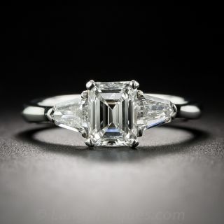 .98 Carat Emerald-Cut Diamond Ring - GIA E/VS1 - 2