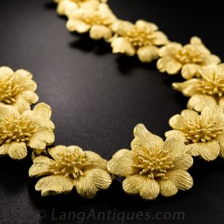 99.99% Pure Gold Goldmaster Flower Necklace