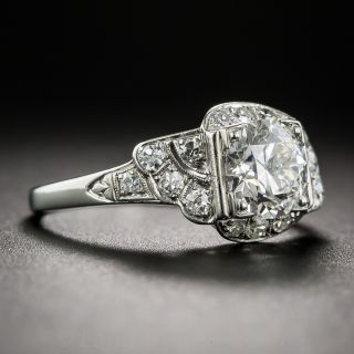 .99 Carat Art Deco Diamond Ring - GIA G VVS2