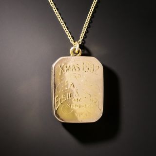9K Victorian Locket 