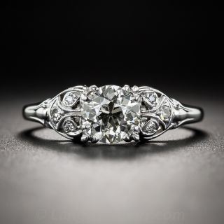 A.F. Edwards .86 Carat Diamond Vintage Engagement Ring