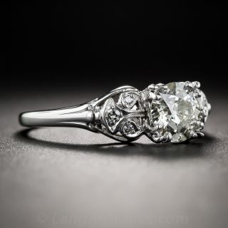 A.F. Edwards .86 Carat Diamond Vintage Engagement Ring