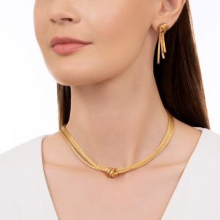 A. Halberstadt Necklace and Earring Set, Denmark